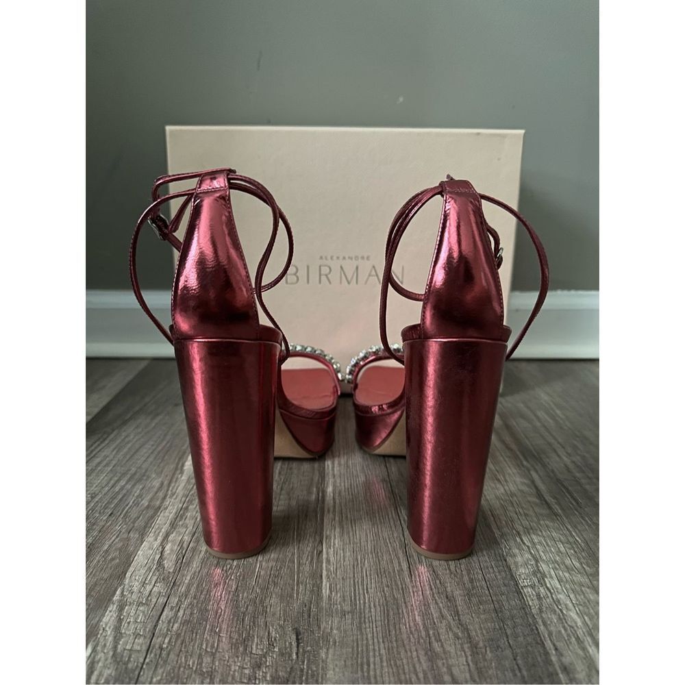 Alexandre Birman Lenny Crystal-Embellished Platform Sandals Size EU 40.5 $725 - Picture 6 of 9